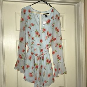 F21 Floral Romper